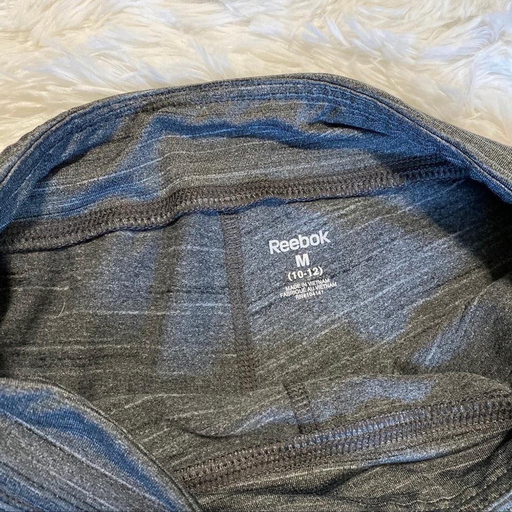 Reebok girls leggings grey pink black medium - Picture 4 of 4